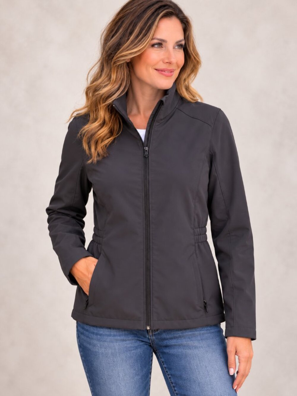 Port Authority Women’s Jacket Battleship Gray - Size Large